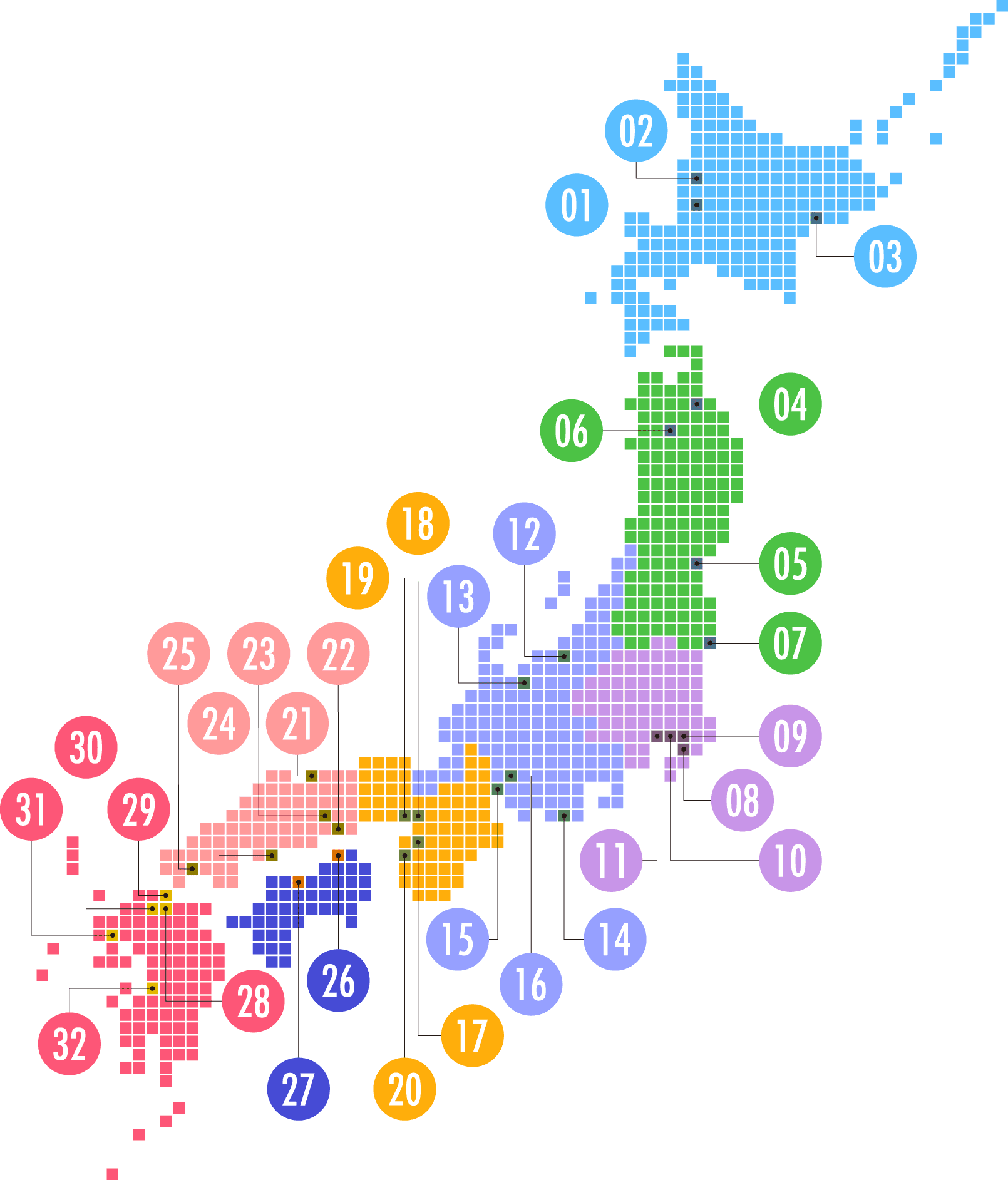 日本地図